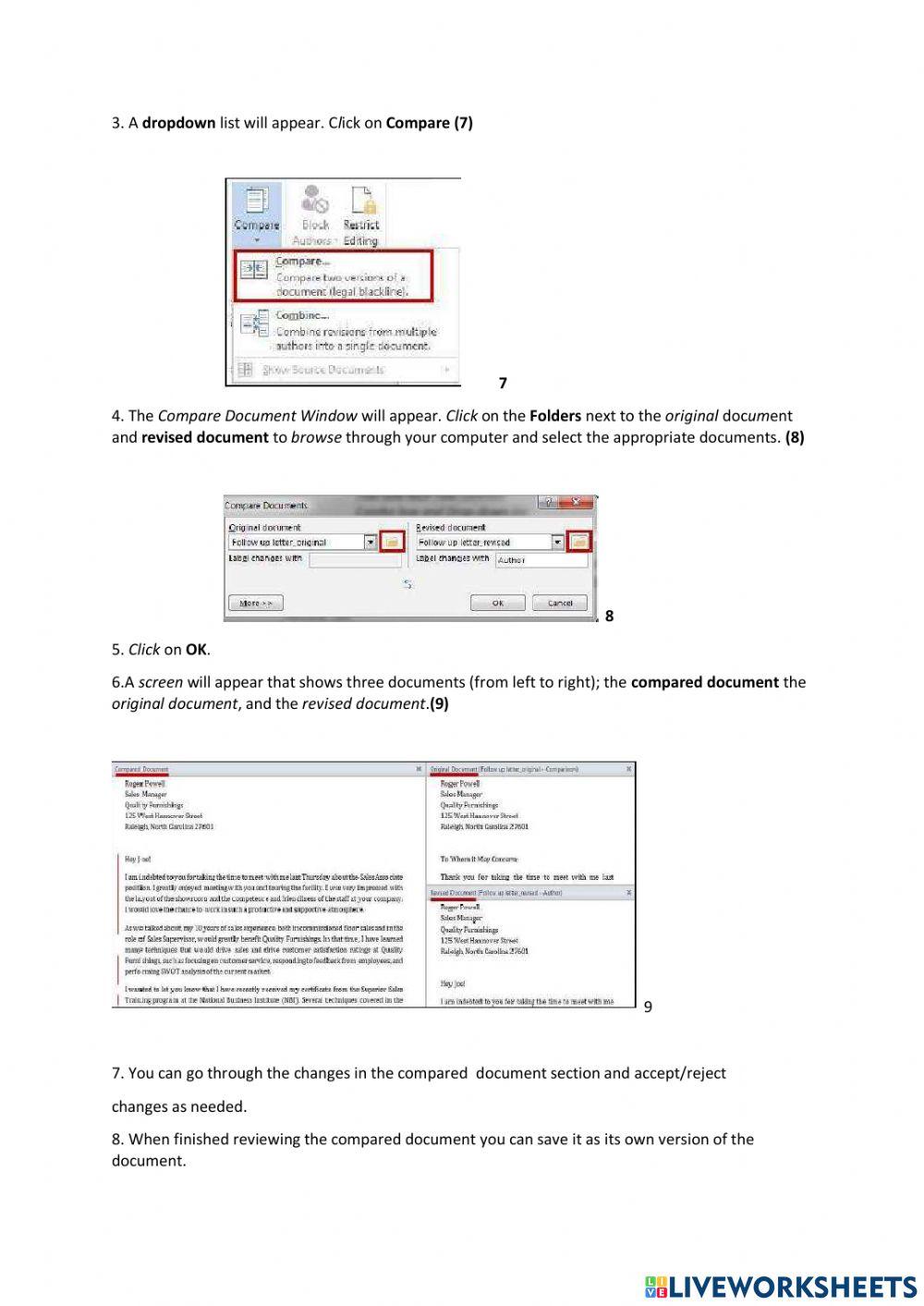 Lesson 3 Reviewing you Document Track Changes  Part 3