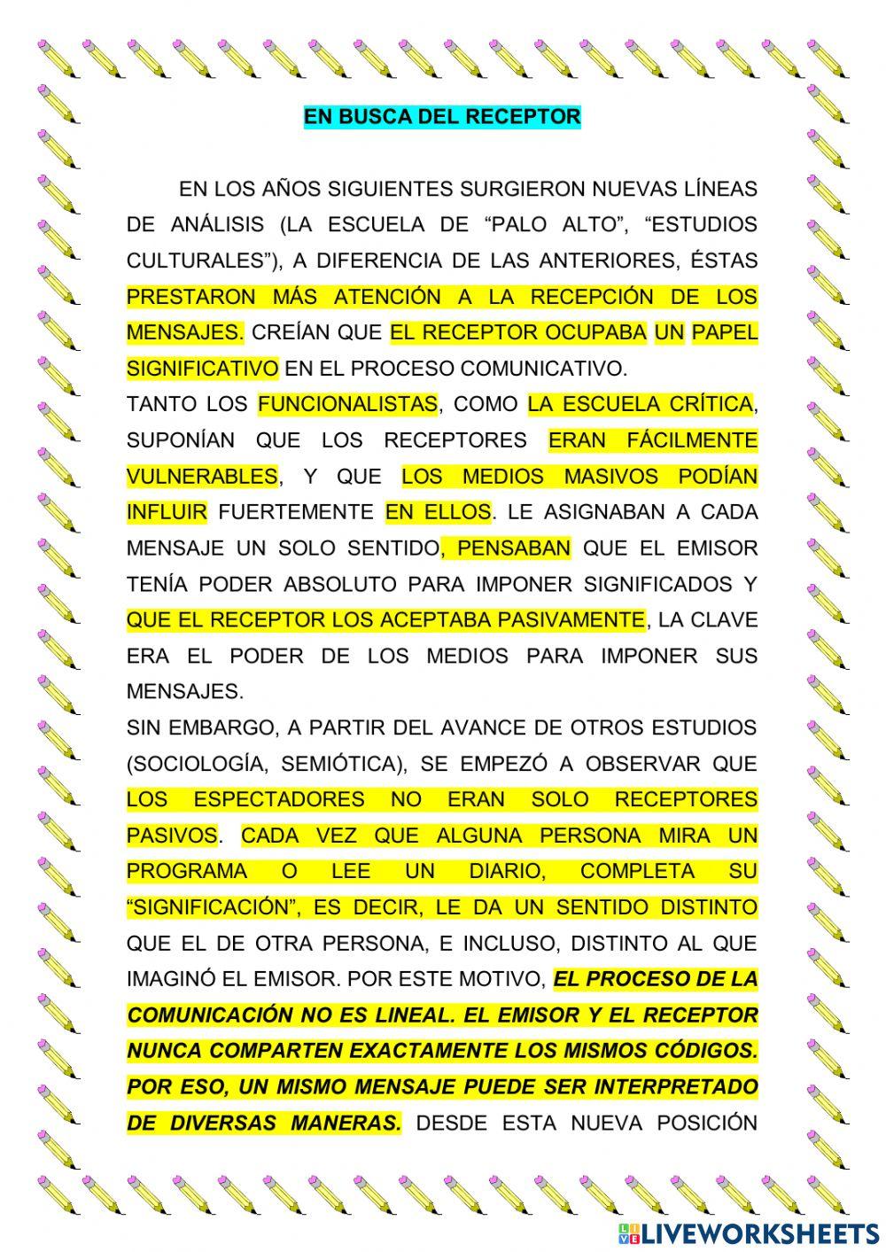 Los modelos de comunicación y la nueva percepción