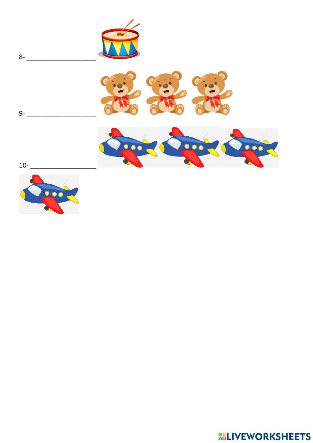 There is and there are