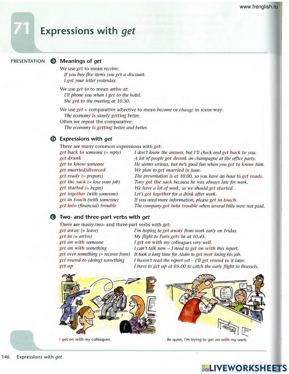 EXPRESSIONS WITH GET