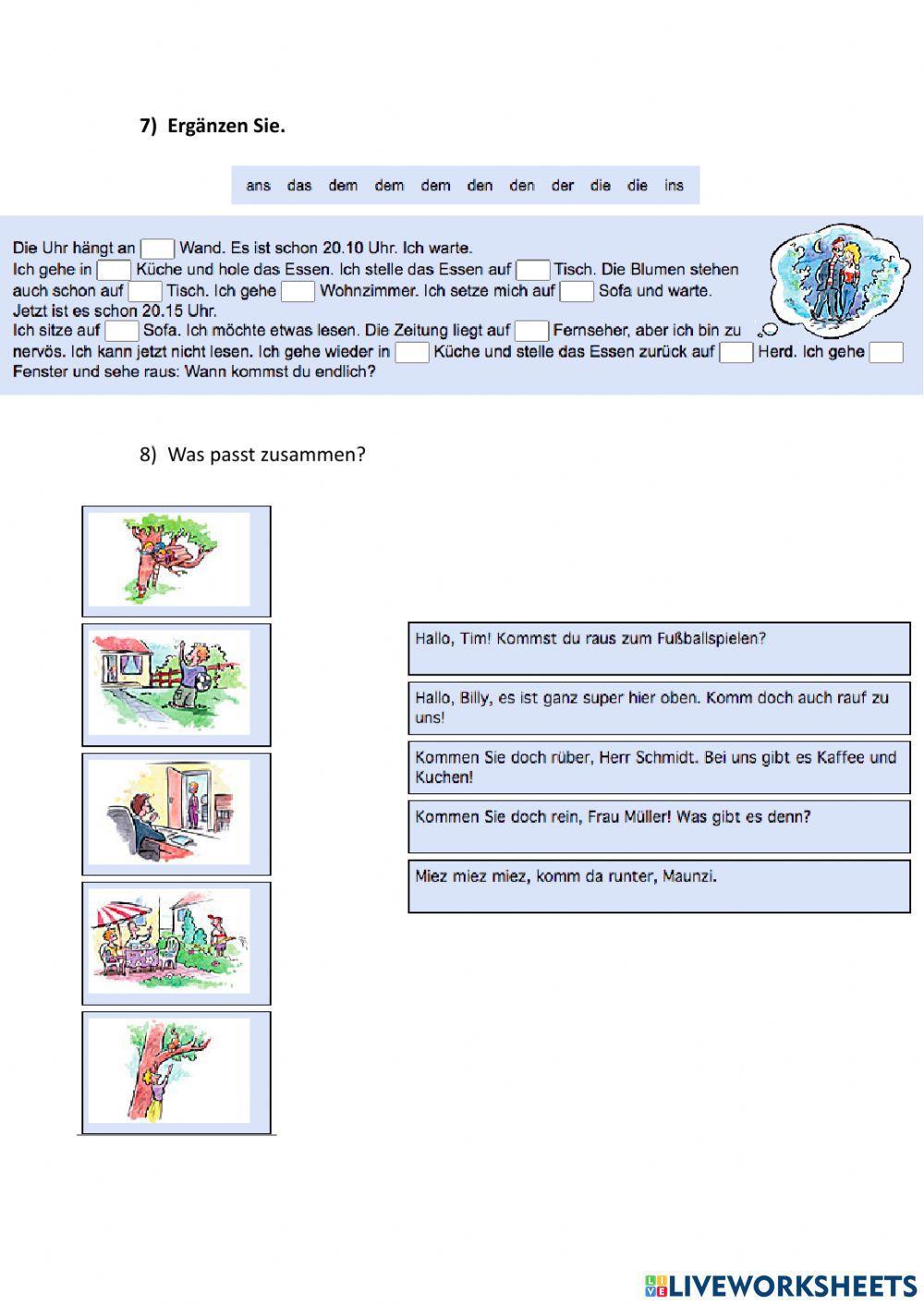 Exam- Schritte International  - Lektionen 1 & 2