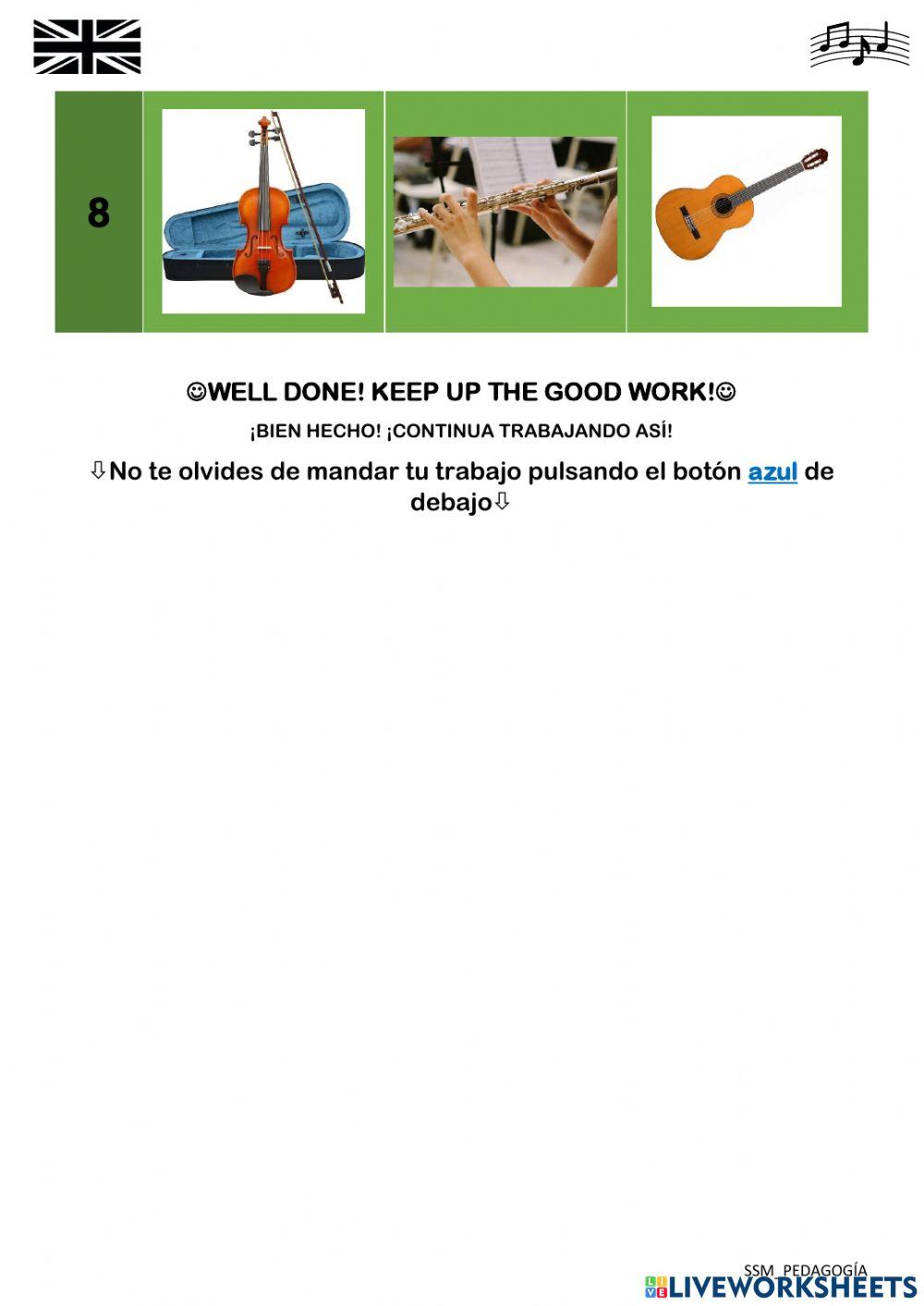 MUSICAL INSTRUMENTS - Tarea 1