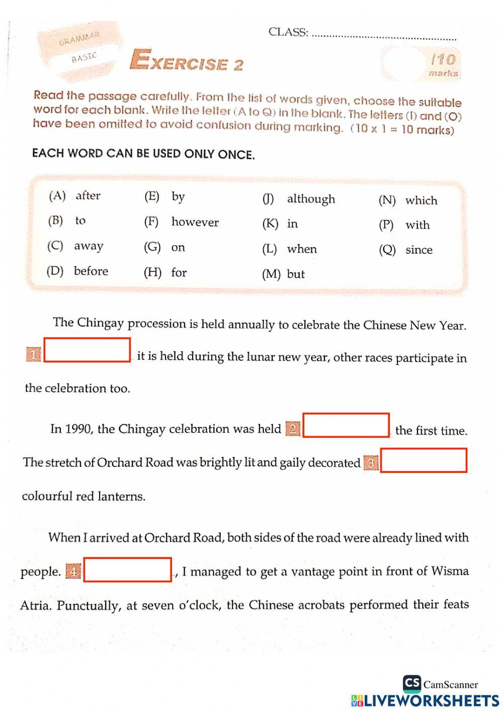 2021 Week 7 PAPER 2 Cloze Passages p5-6 part 1