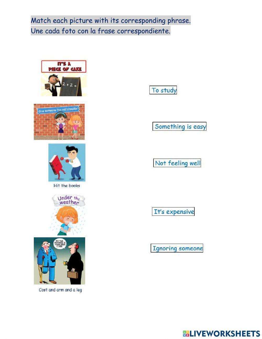 (6) Colloquial expressions