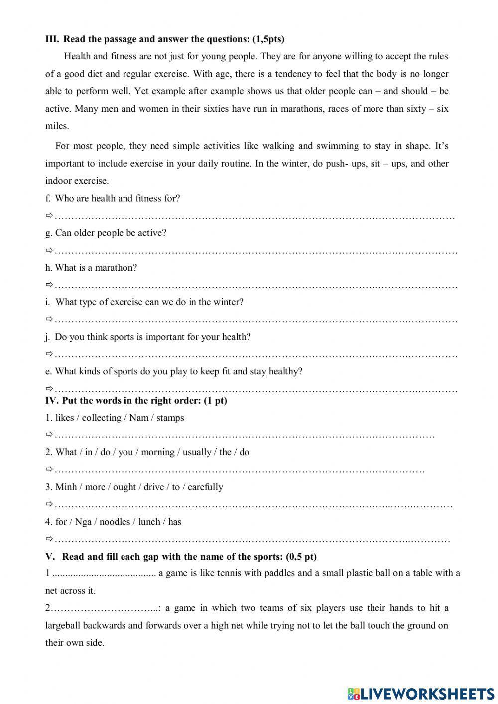 Review 5 - Hk2 - Gr.7