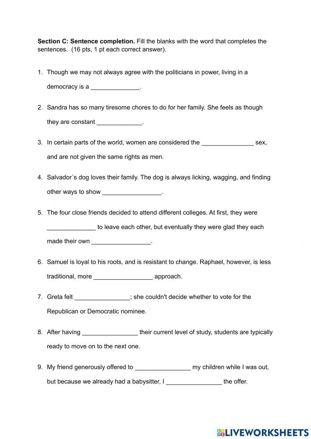 Final Test IV Bimester