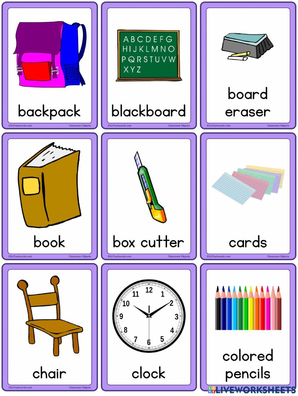 Classroom Objects