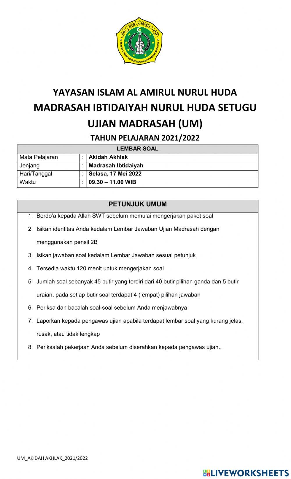 MI Nurul Huda Setugu