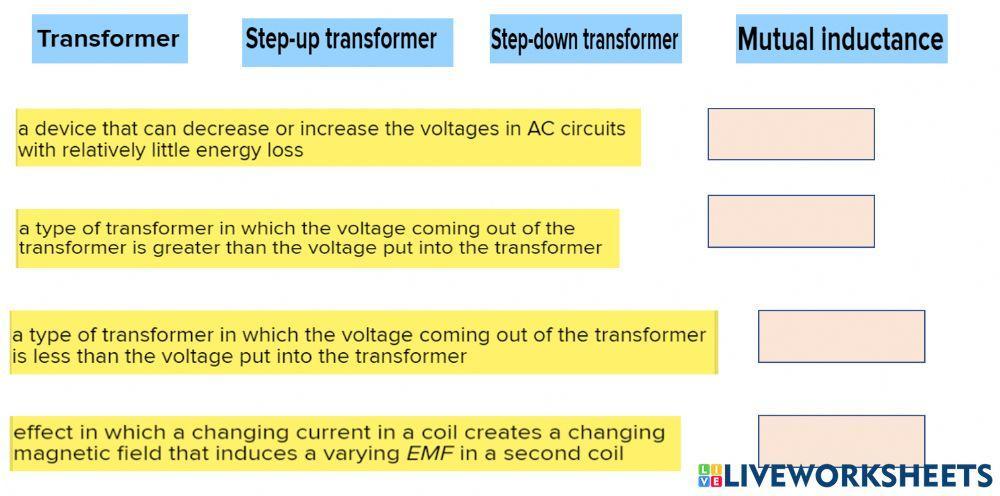 Transformers term activity