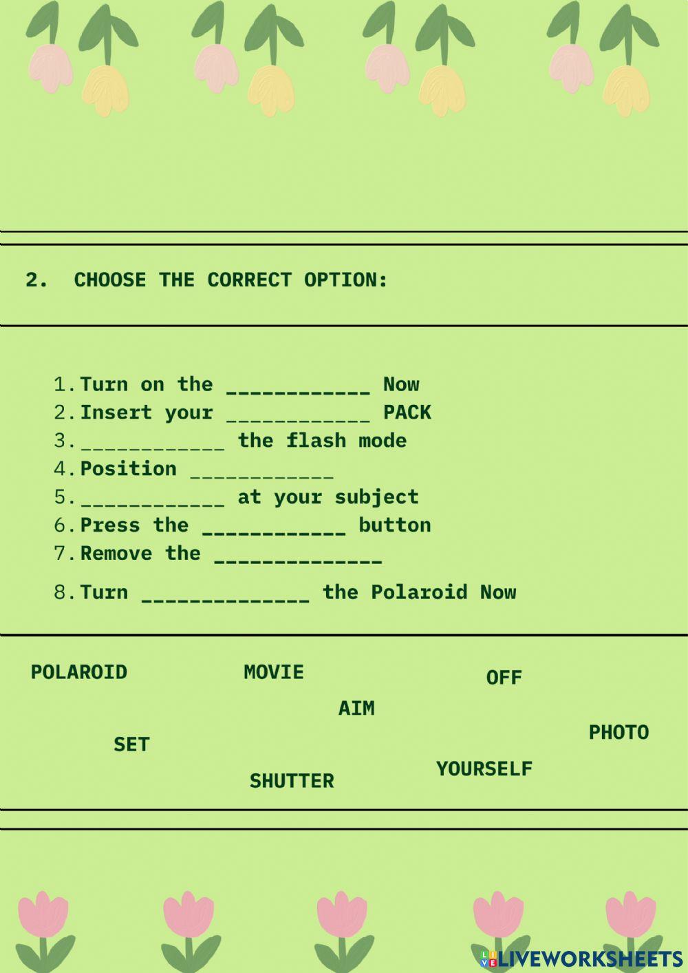 Procedure text exercise for XI | Live Worksheets