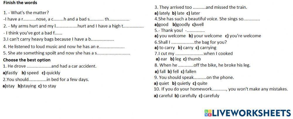 11.5 lookback grammar revision