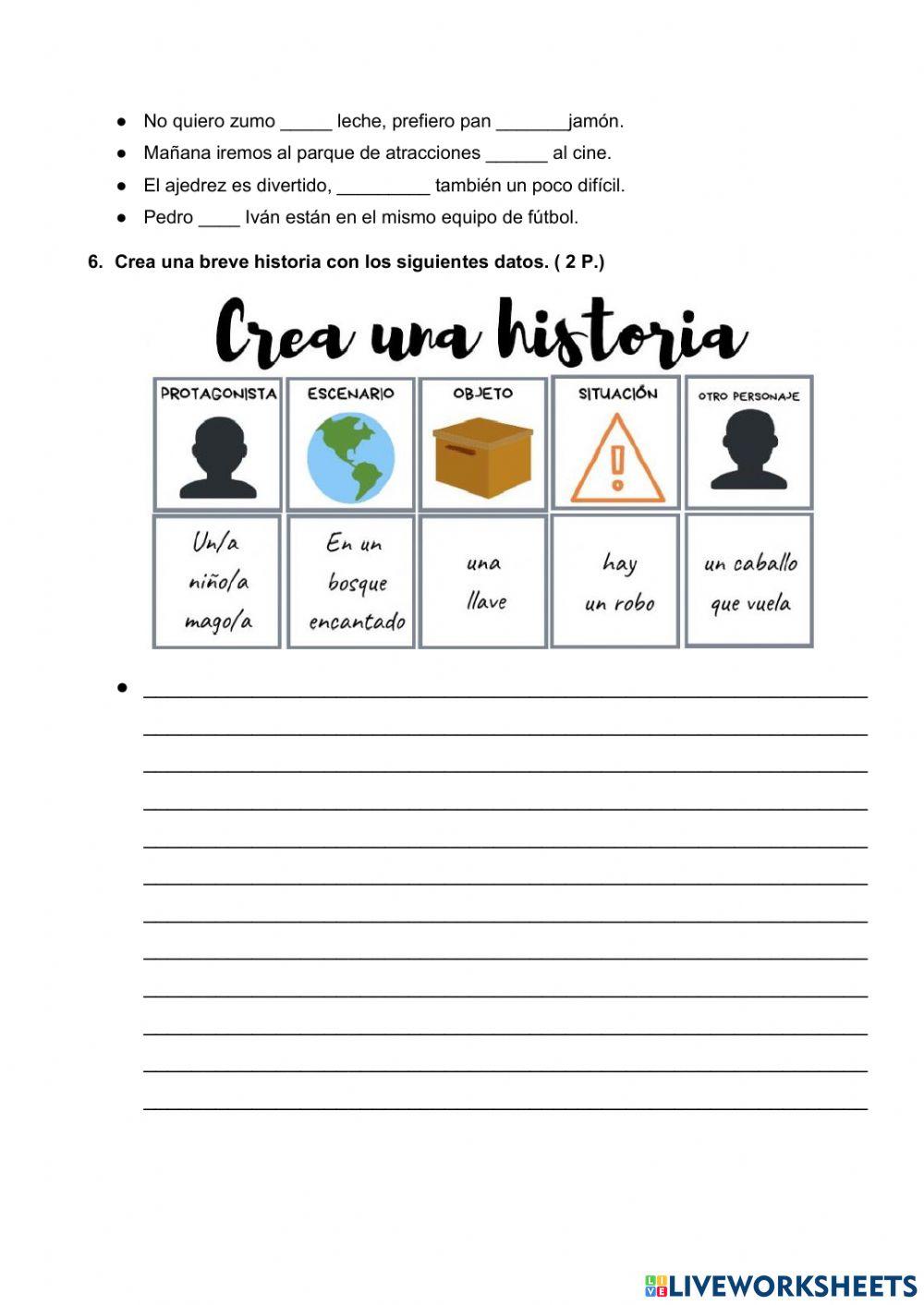 Preposiciones y conjunciones