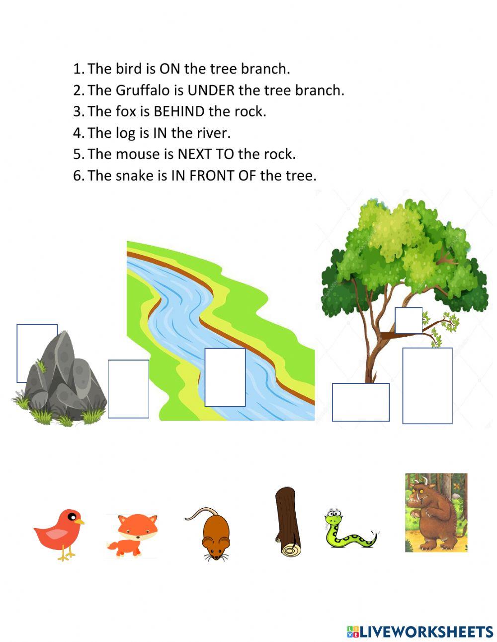 Gruffalo Prepositions