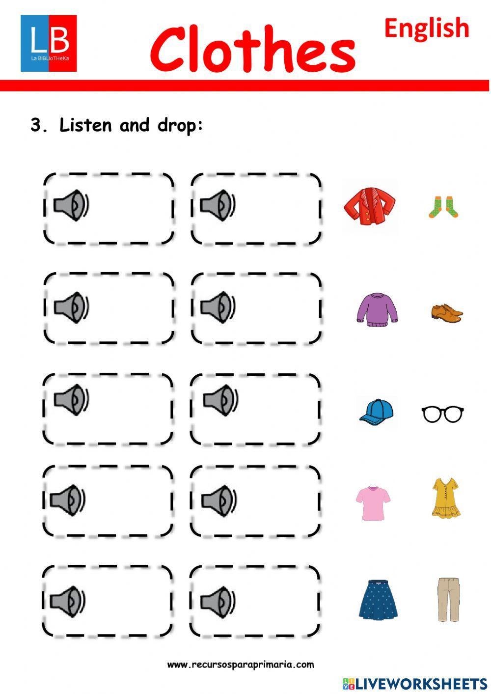 Clothes and accessories Clothes and accessories