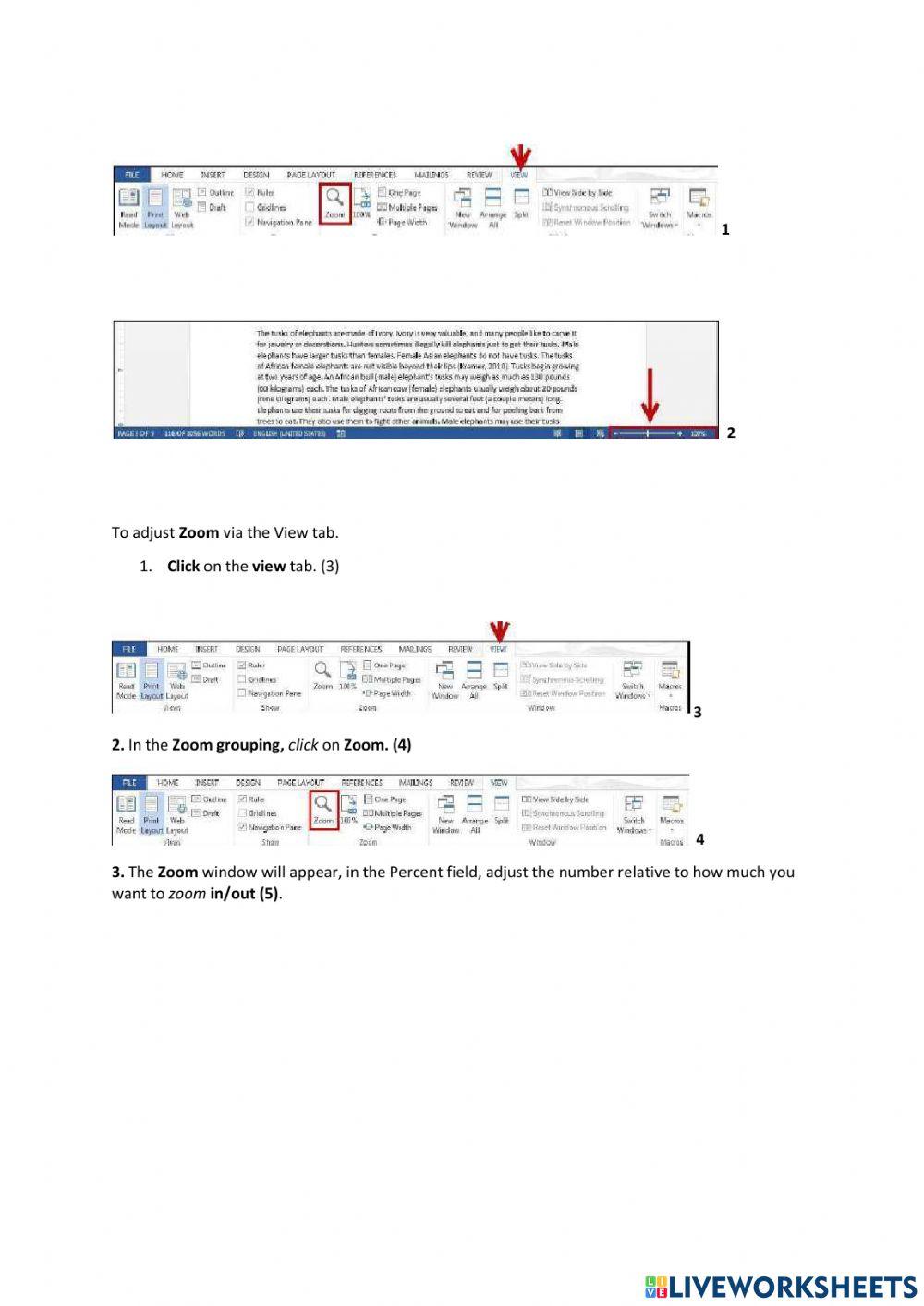 Lesson 3  Accessibility  Spacing Zoom and Read Mode