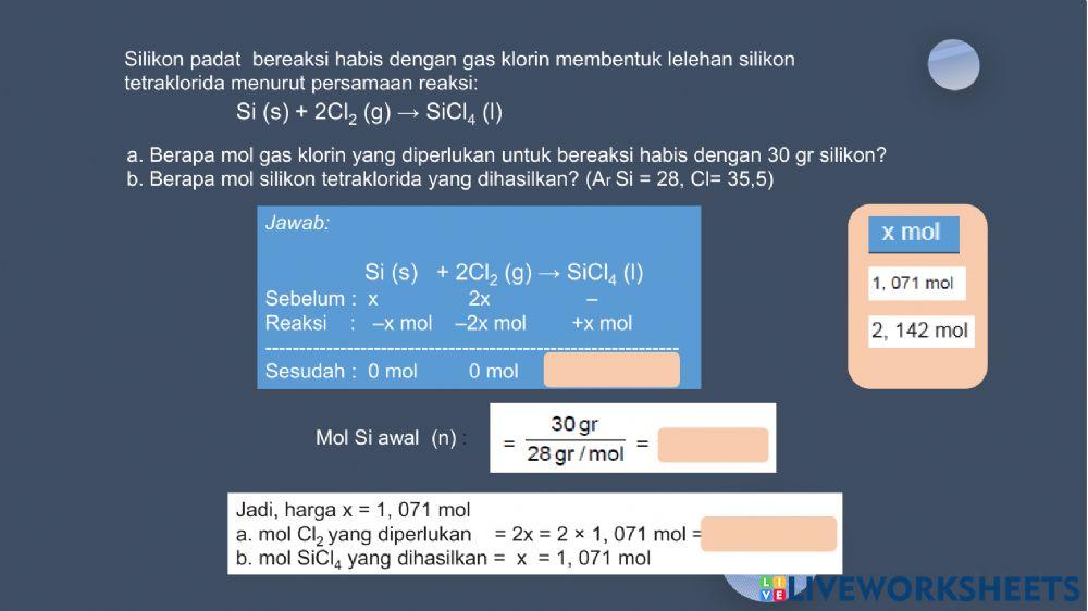 Sthoikiometri Reaksi