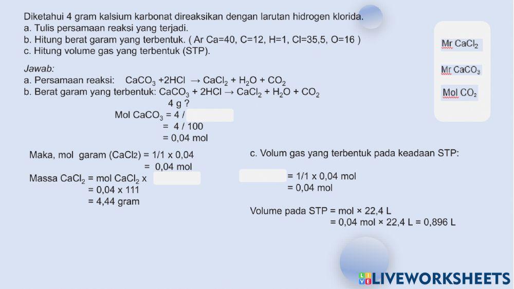 Sthoikiometri Reaksi