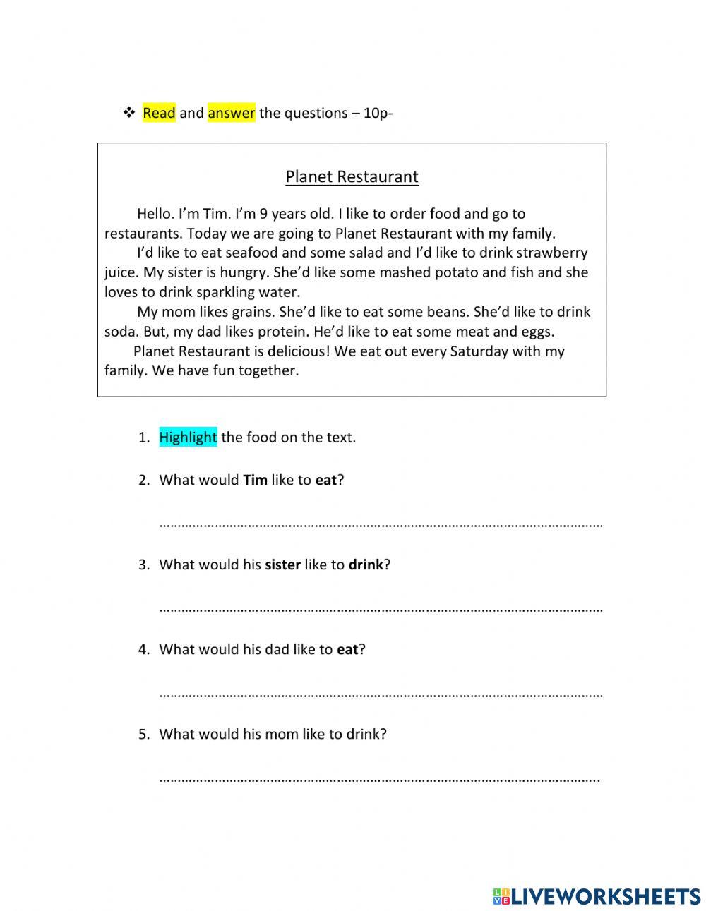 Would like listening