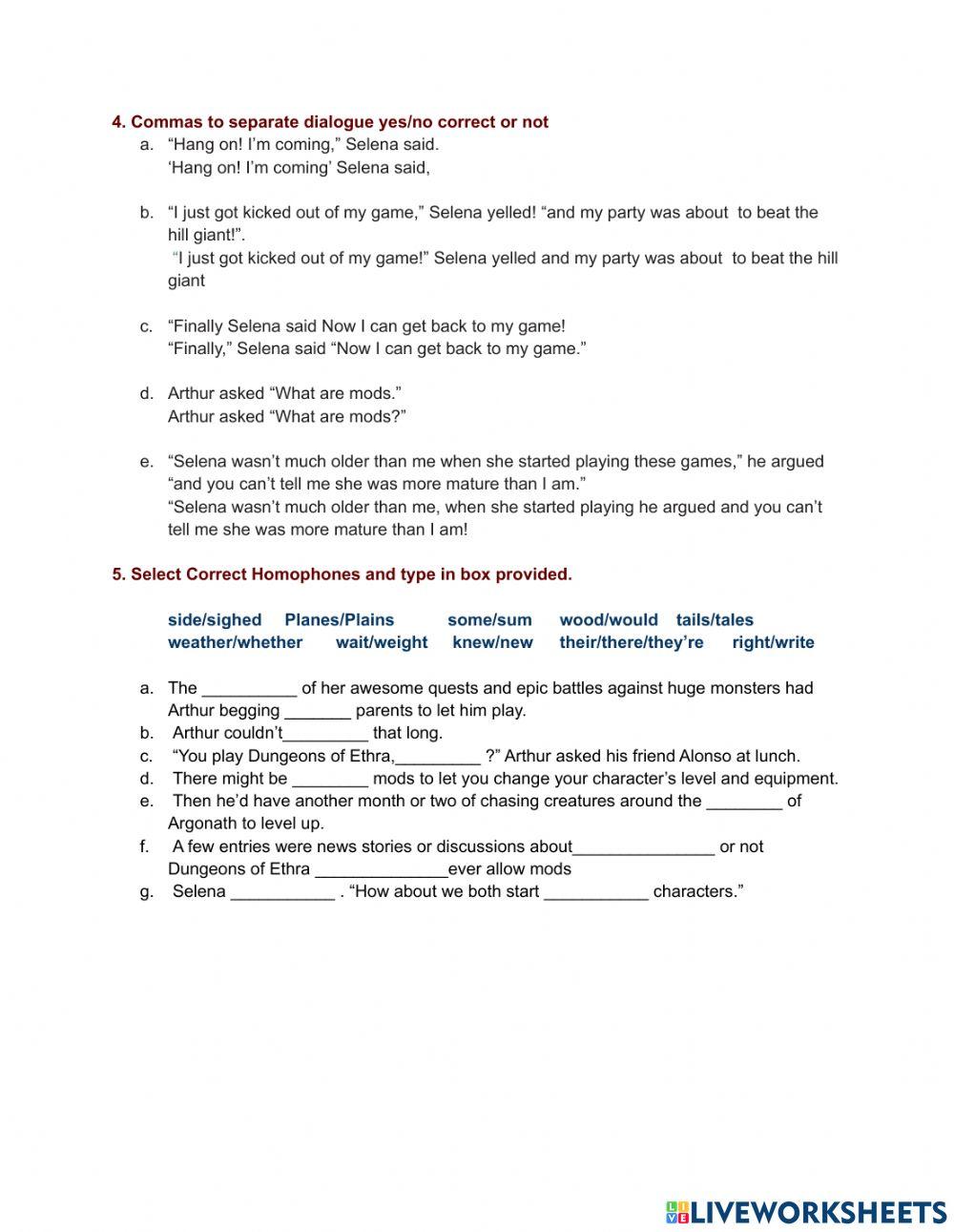 UNIT 6 - LA week1+2 Assessment