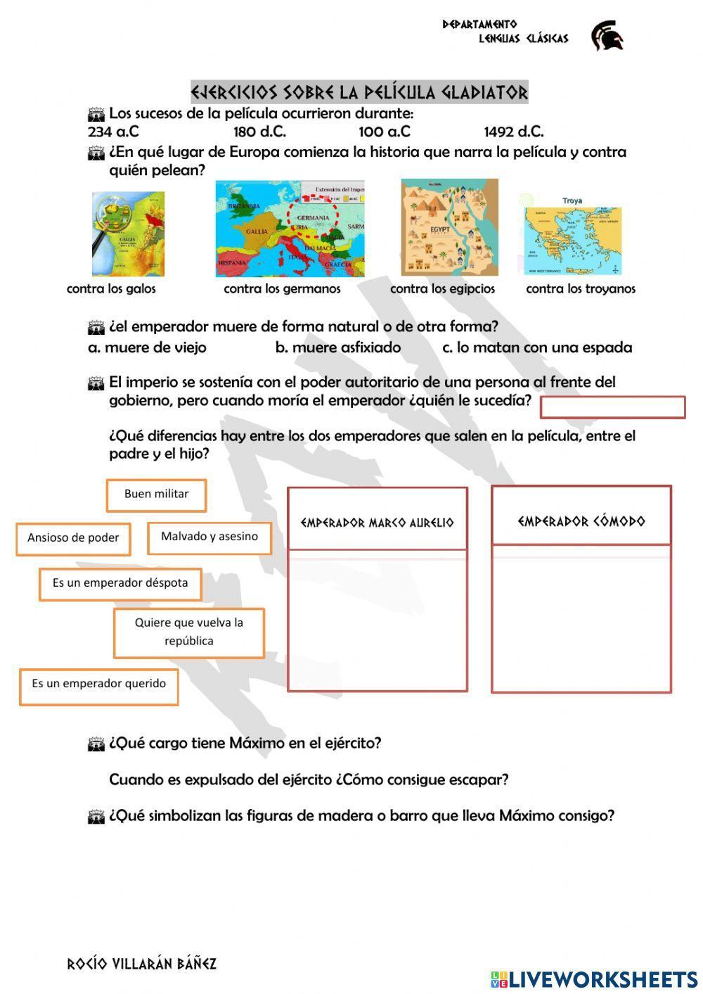 Ficha película Gladiator