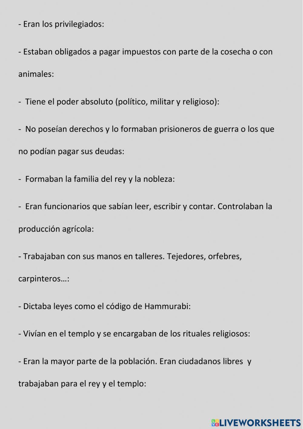 Sociedad en Mesopotamia