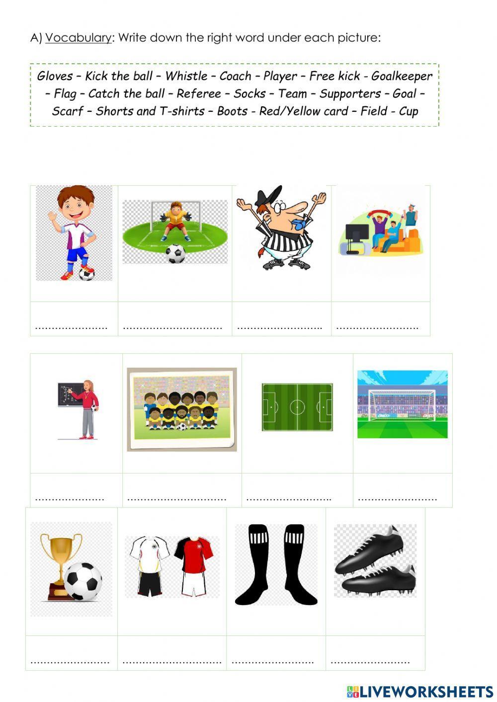 La Boca - Football vocabulary