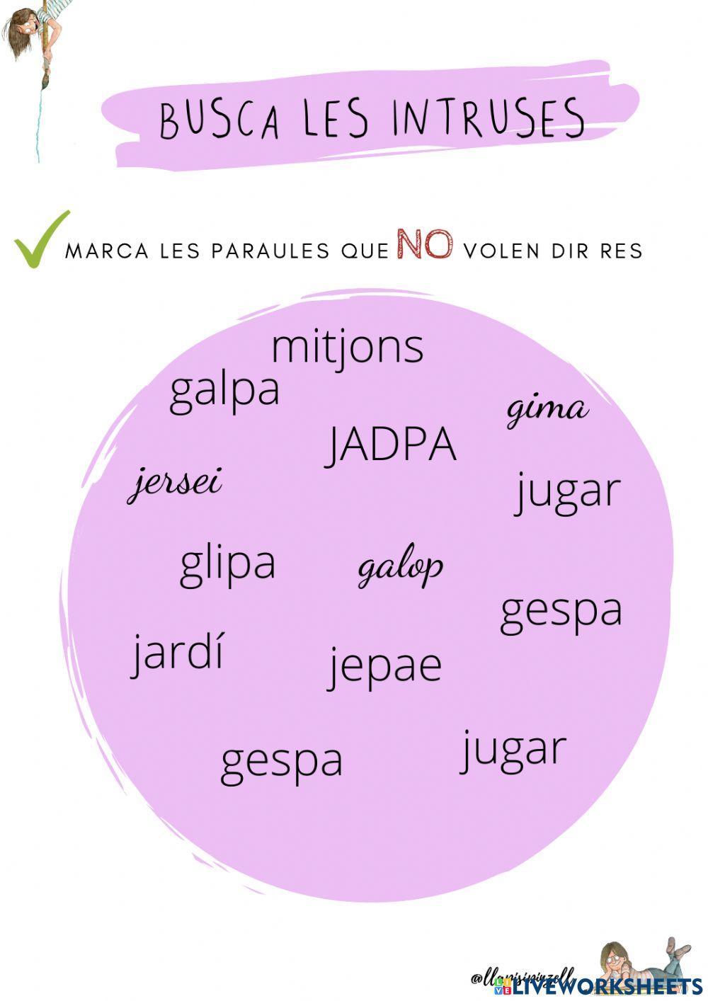 Bisíl·labs 6 primera part