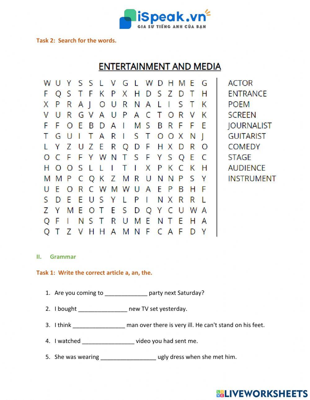 ADDED VALUE KET-Entertainment and Media