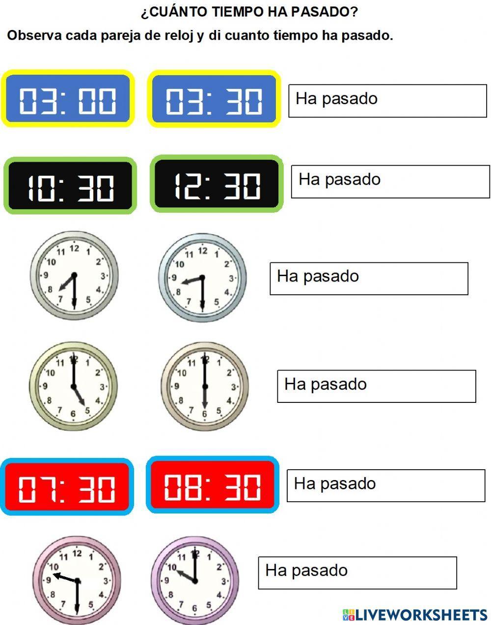 ¿Cuánto tiempo ha pasado?