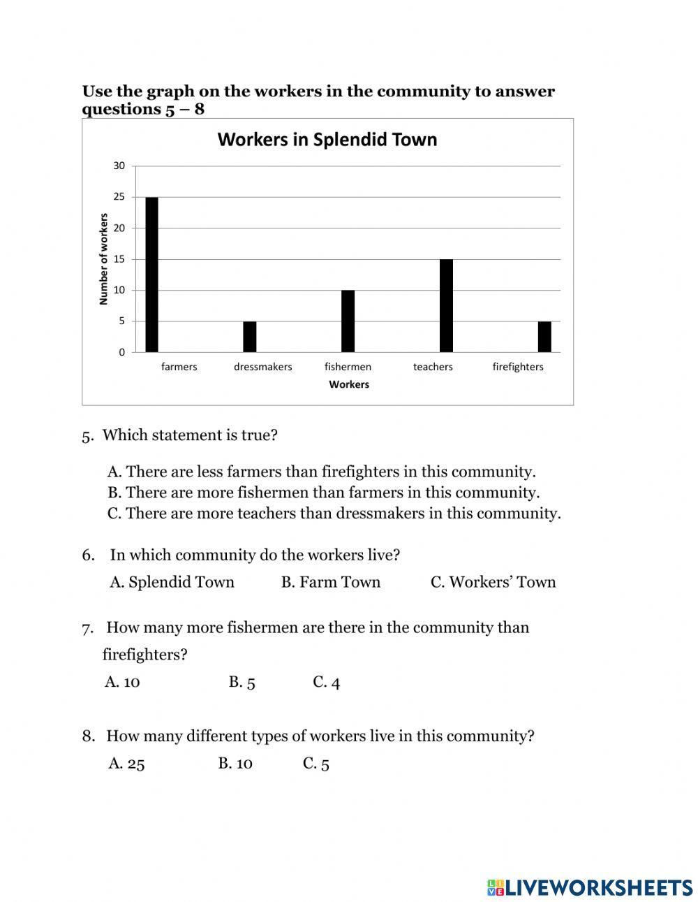 Exchange All Age - Grade 3  Easter Term Test