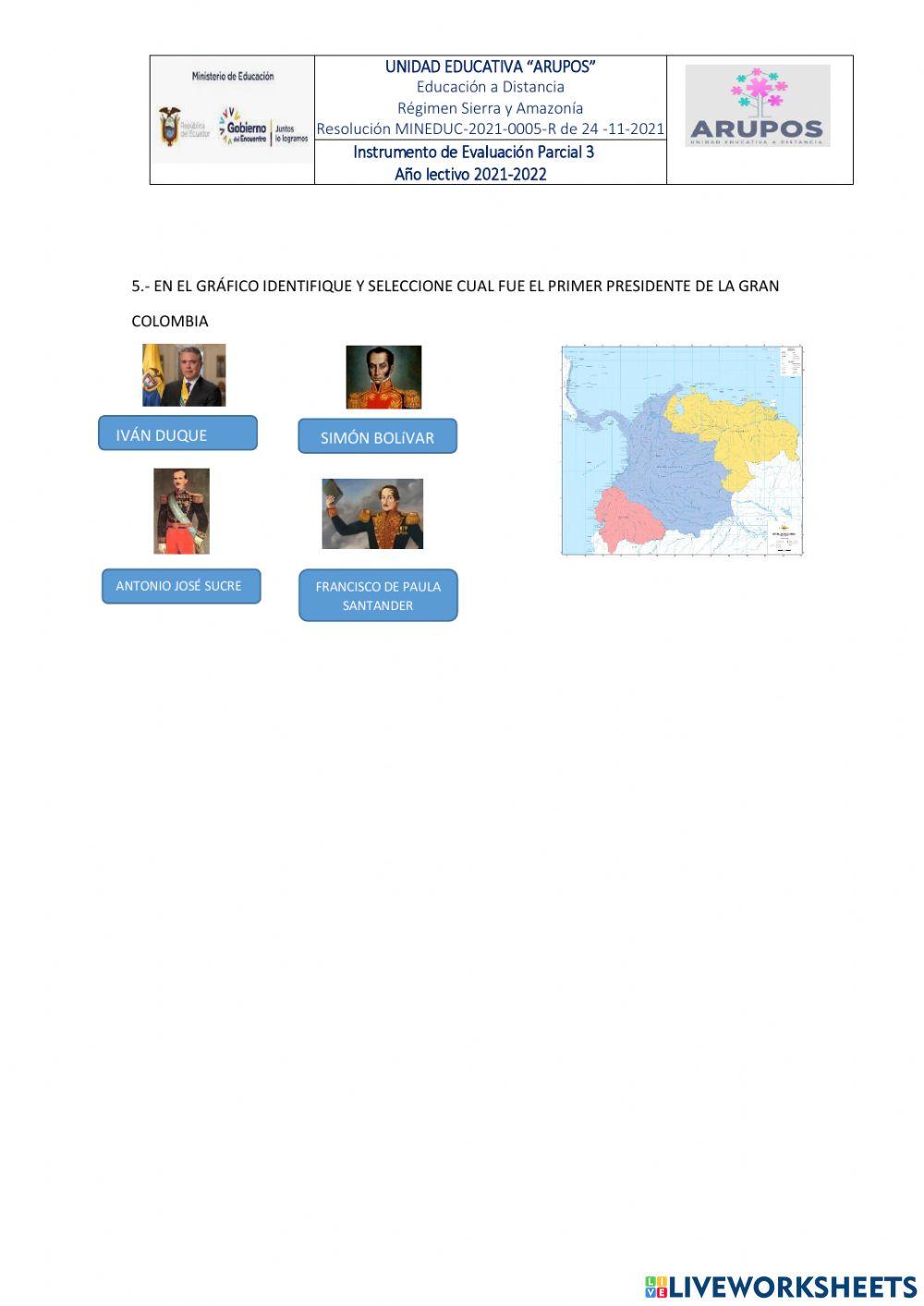 Evaluacion de ciancias sociales