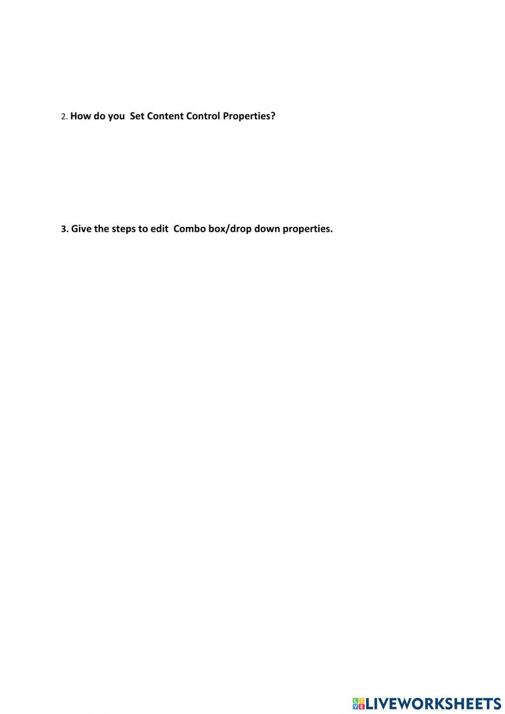 Lesson 1 Creating Forms