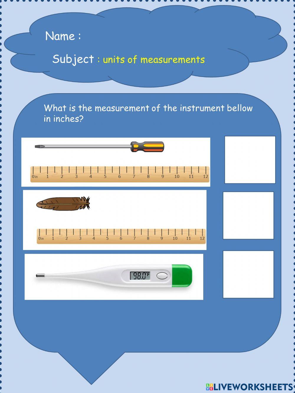 Unis of measuremen