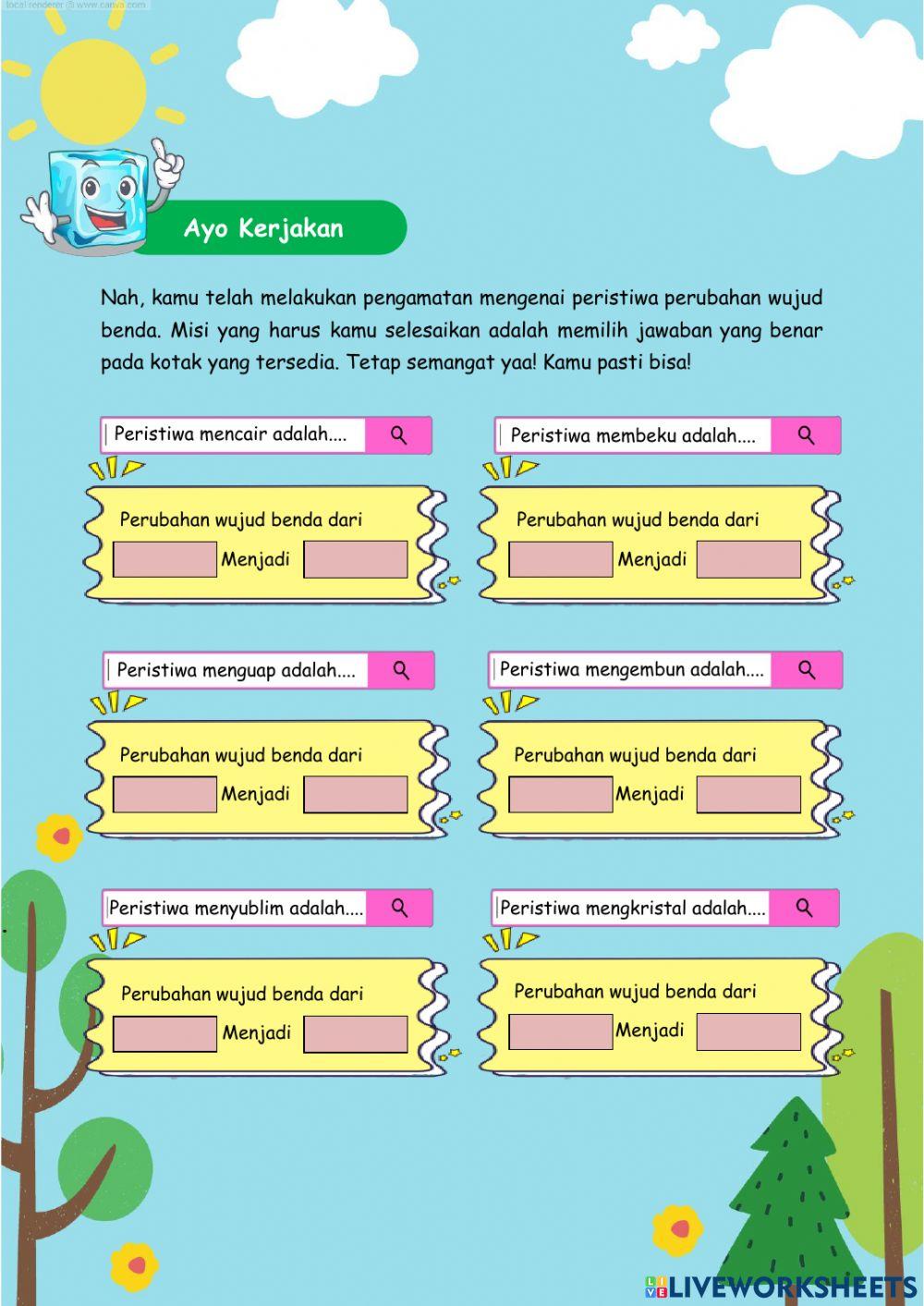 Perubahan Wujud Benda