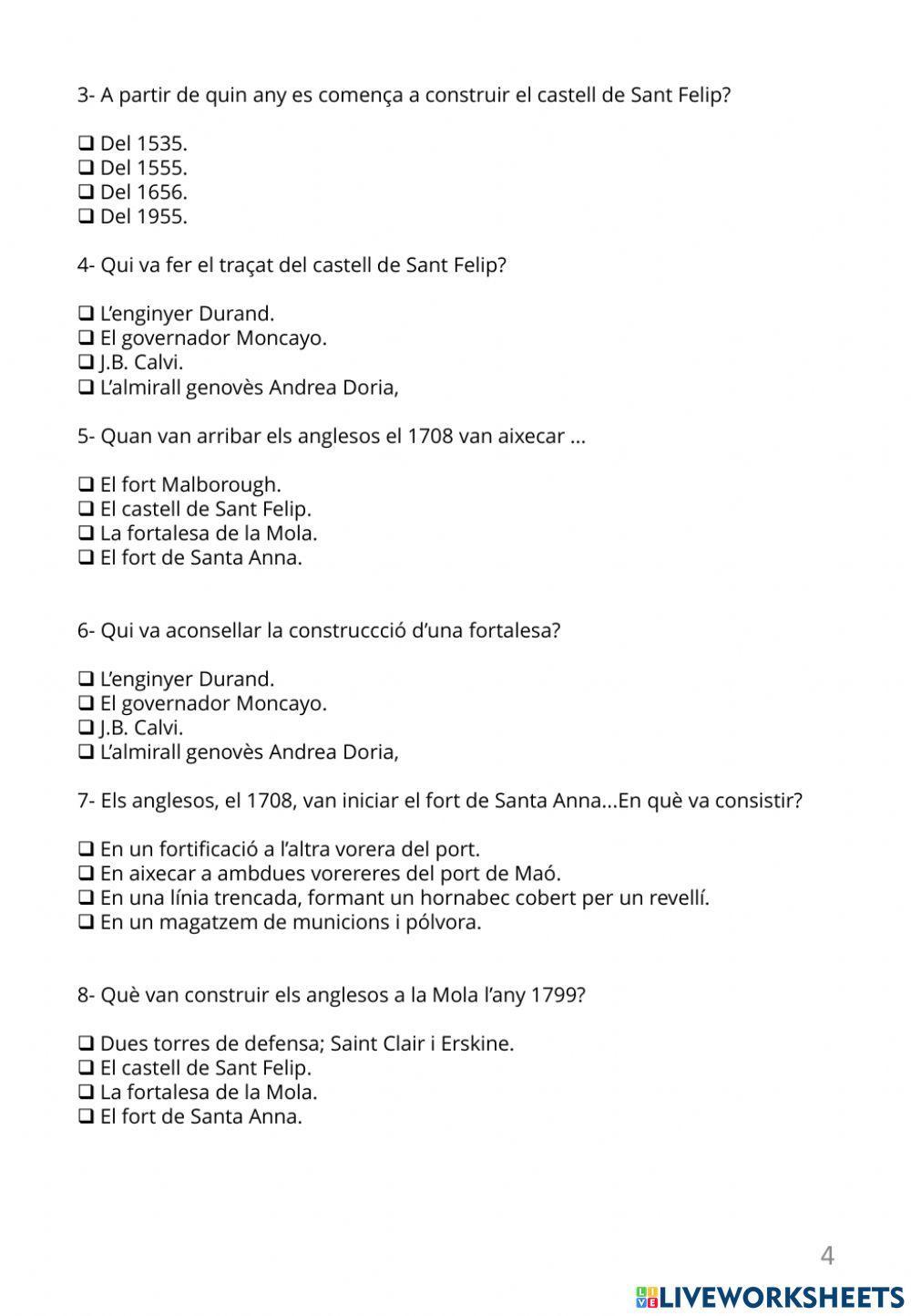 Antecedents històrics de -La Mola-