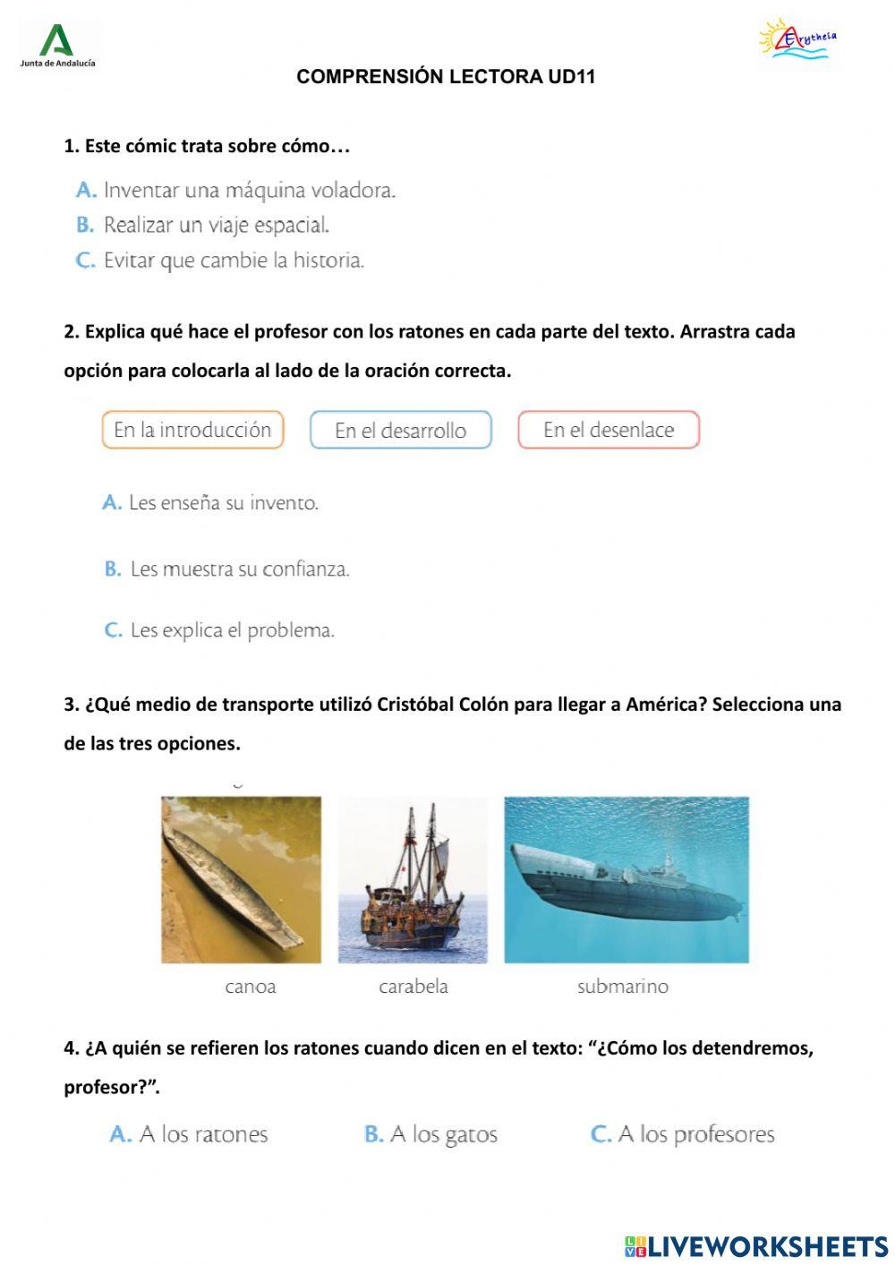 Comprensión Lectora UD11