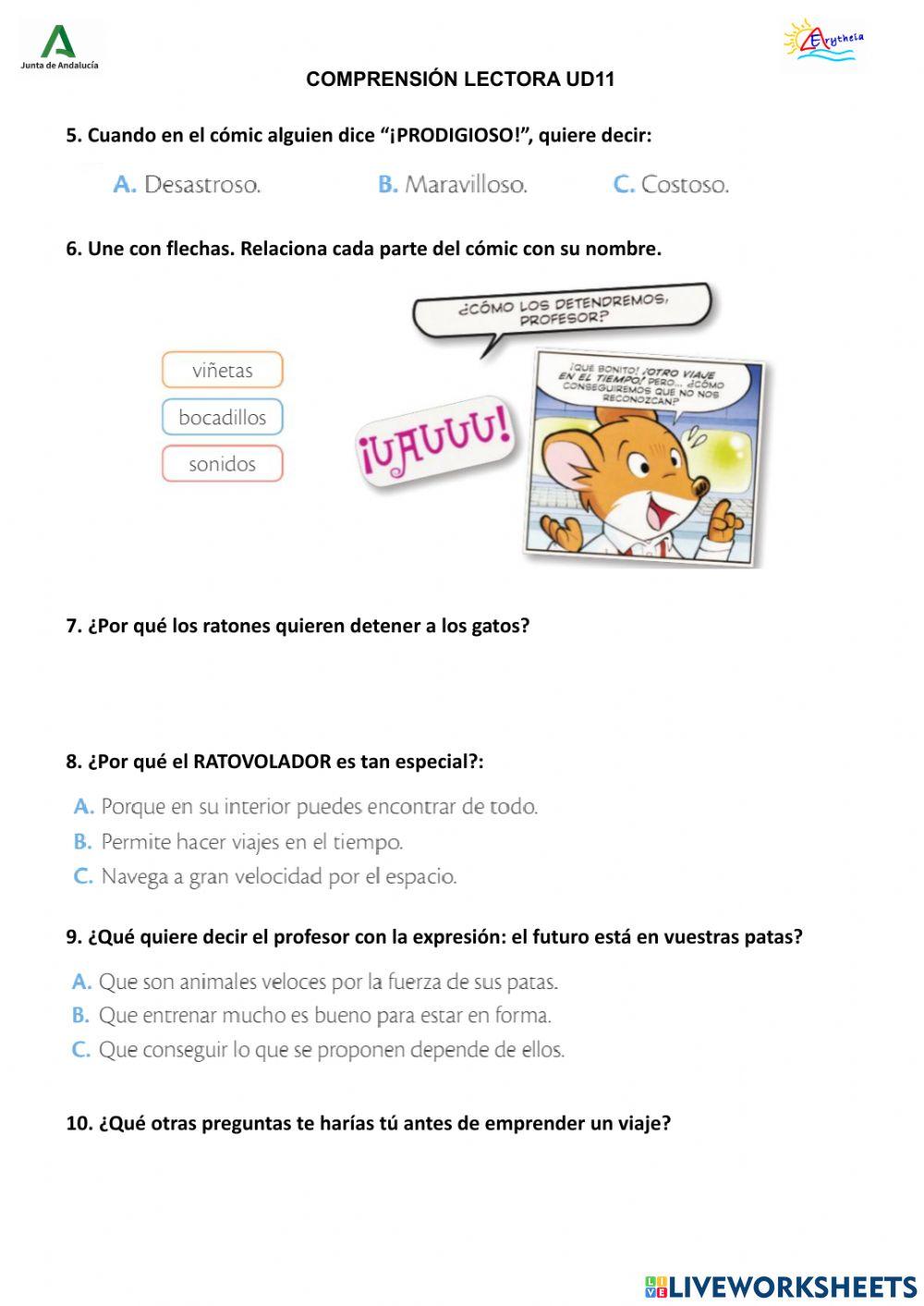 Comprensión Lectora UD11