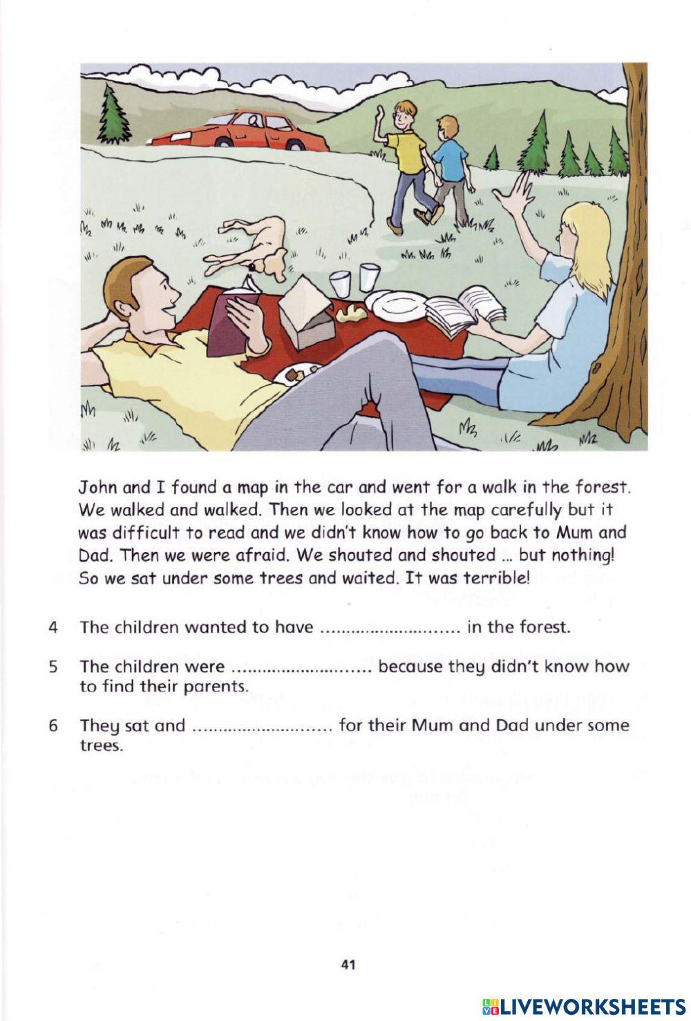 READING TEST    June 22  Kids 6th