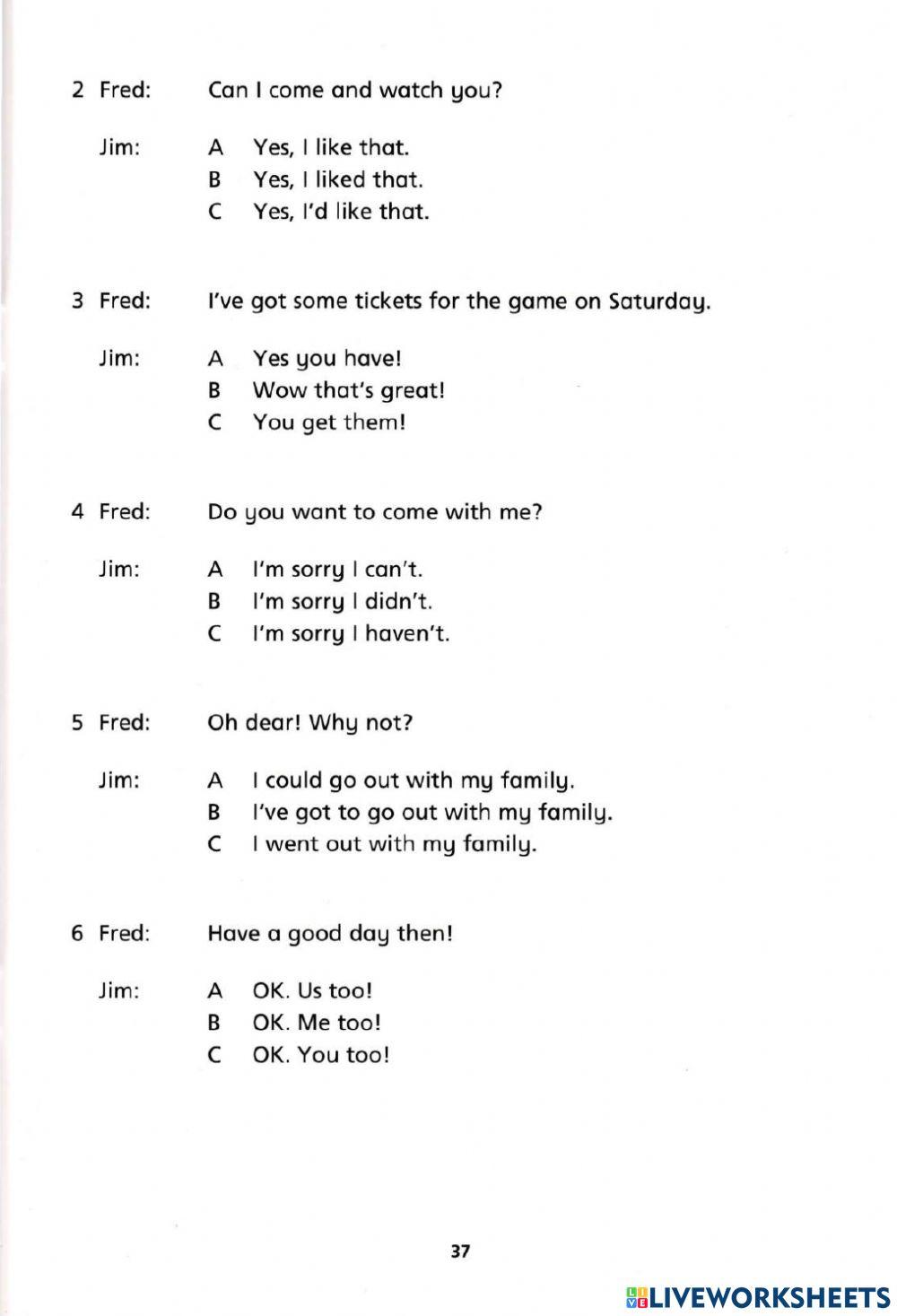 Use of English Test  June 22 Kids 6th