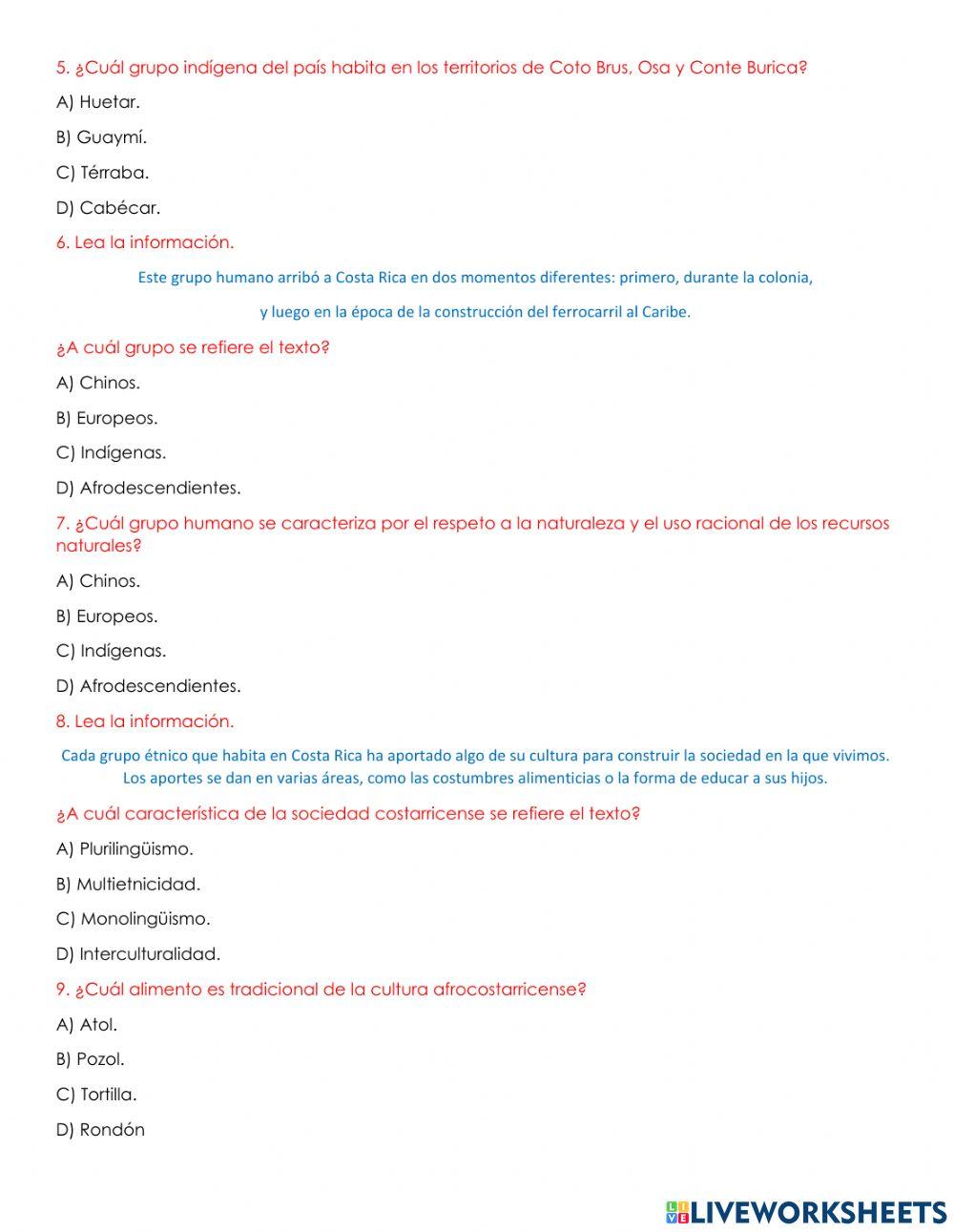 Sociedades indígenas costarricenses