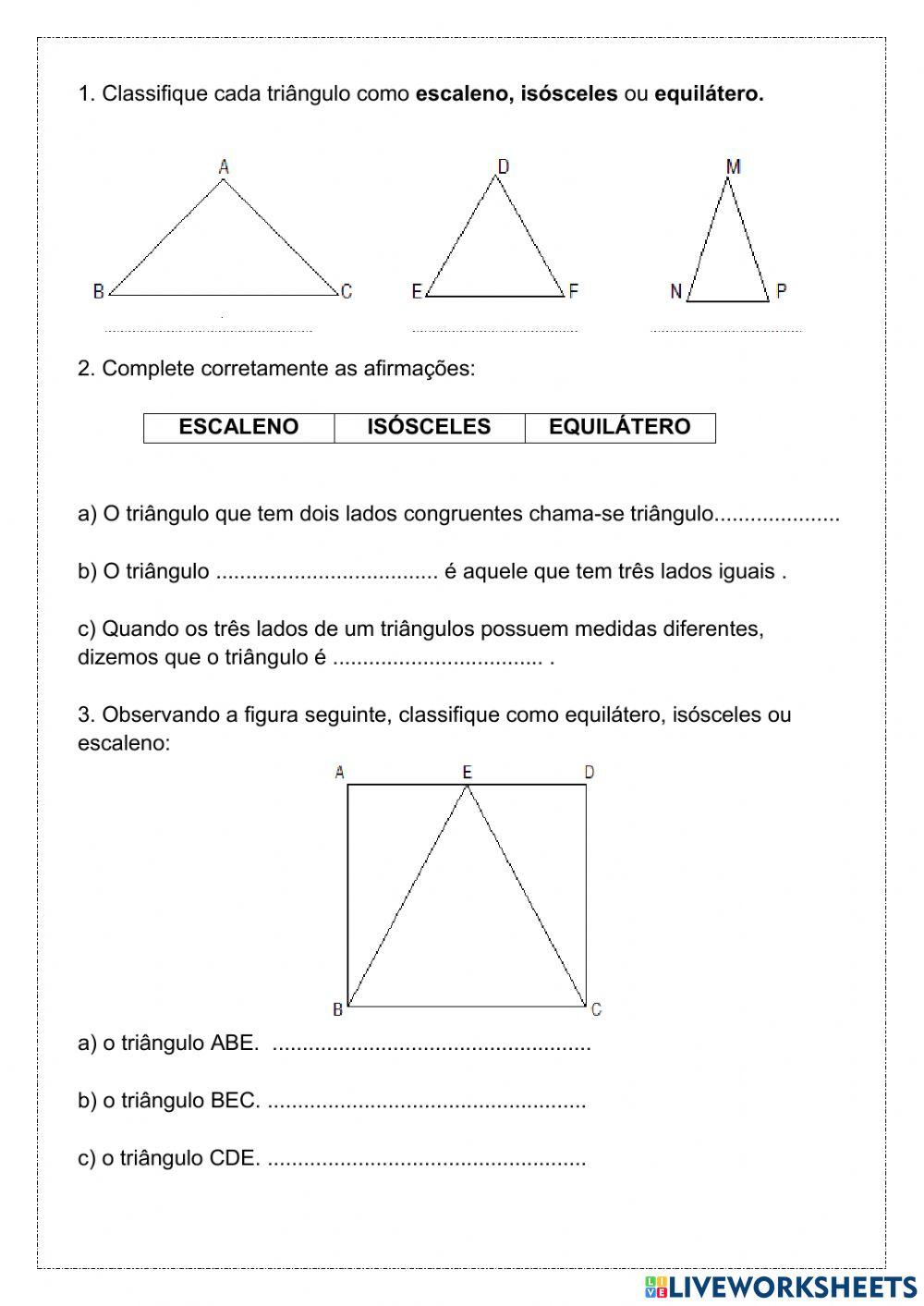 Classificação t… | Free Interactive Worksheets | 2033032, image size:1000x1413