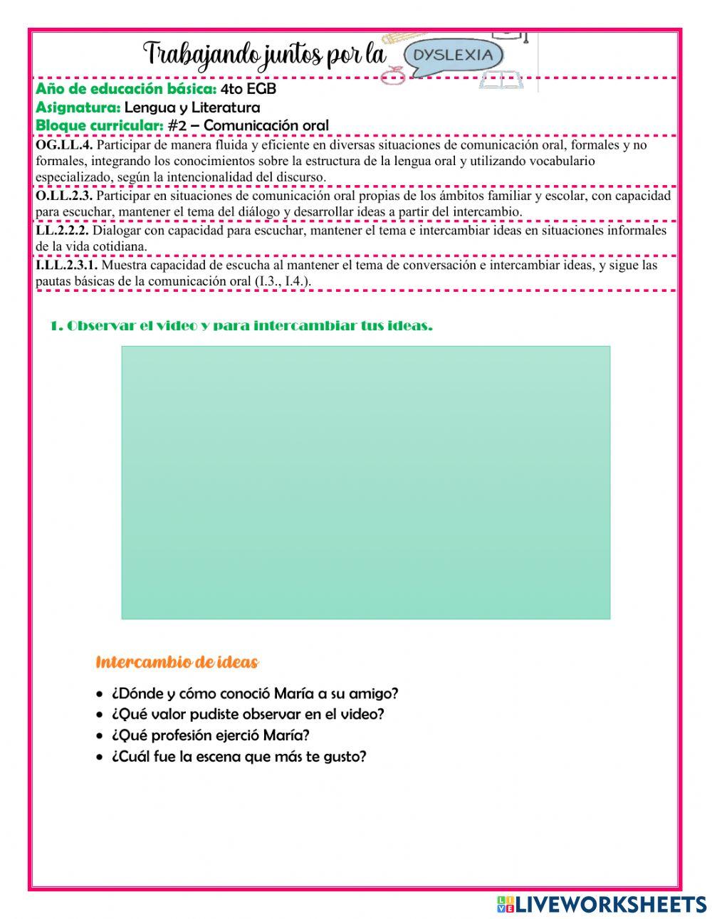 Capacidad para escuchar e intercambiar ideas.