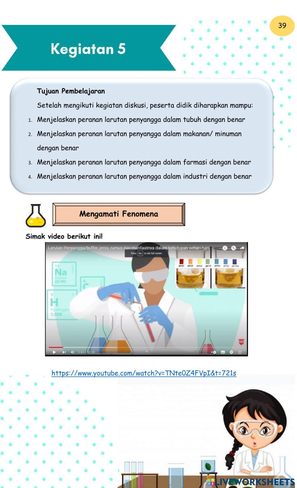 Lkpd larutan penyangga (keg 5) Lkpd larutan penyangga (keg 5)