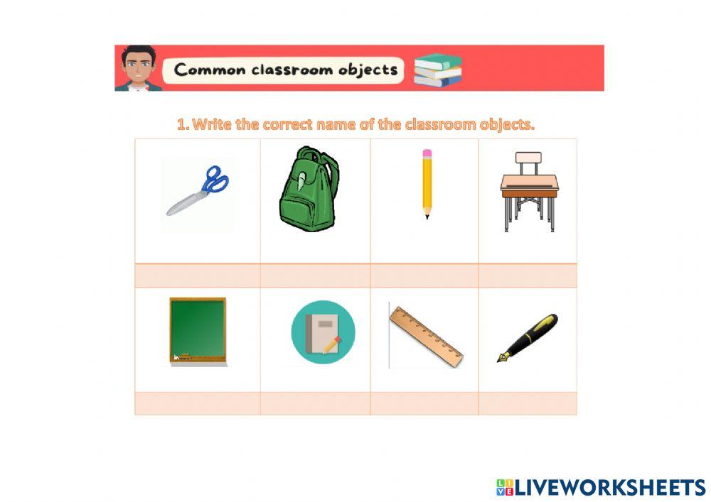 Classroom objects