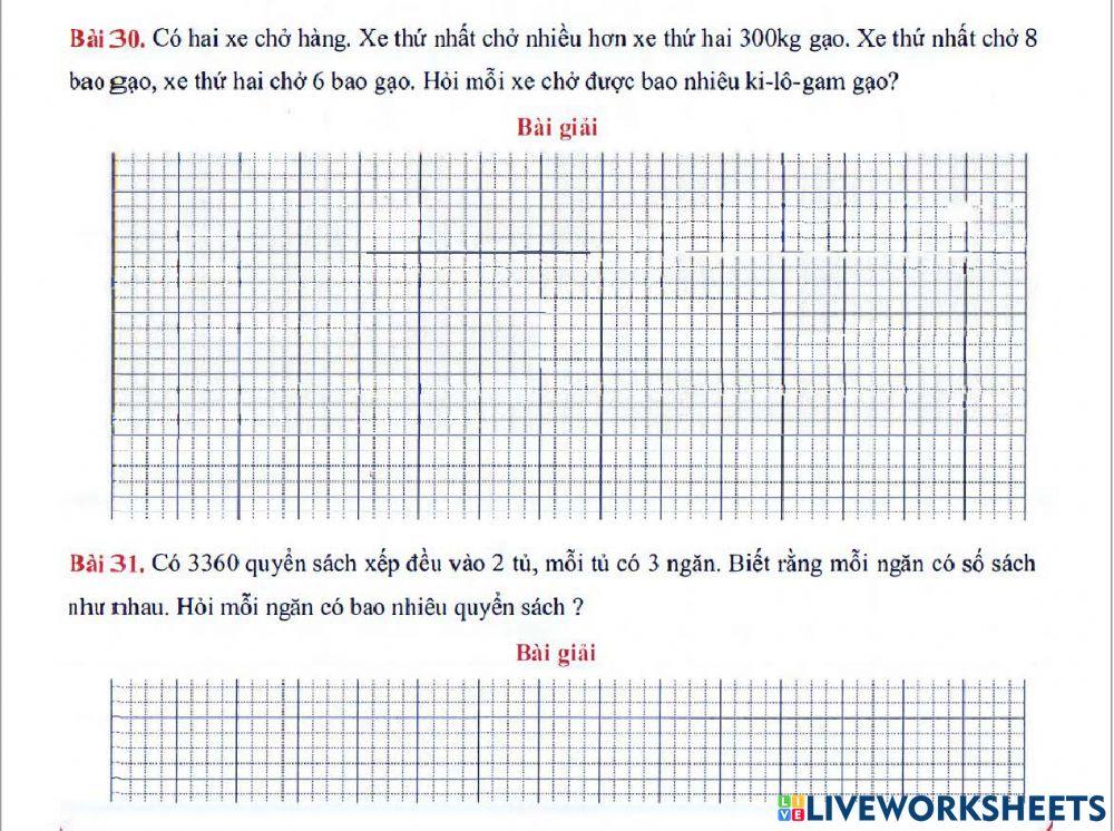 Toán 3 lên 4 - Dạng 7.4: Toán liên quan rút về đơn vị