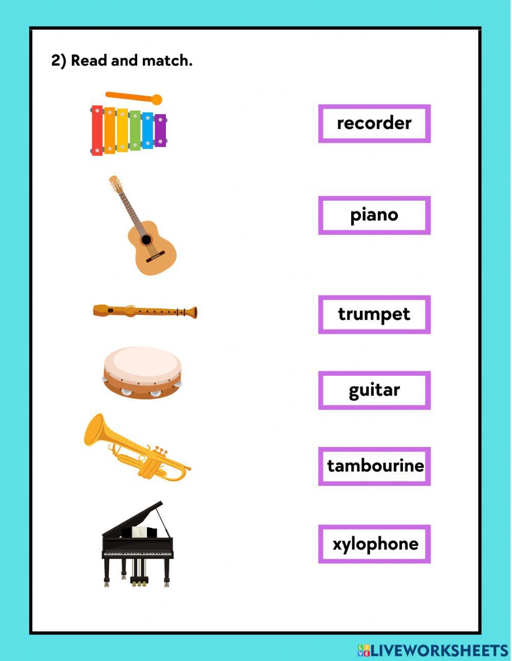 Unit Review: Musical Instruments