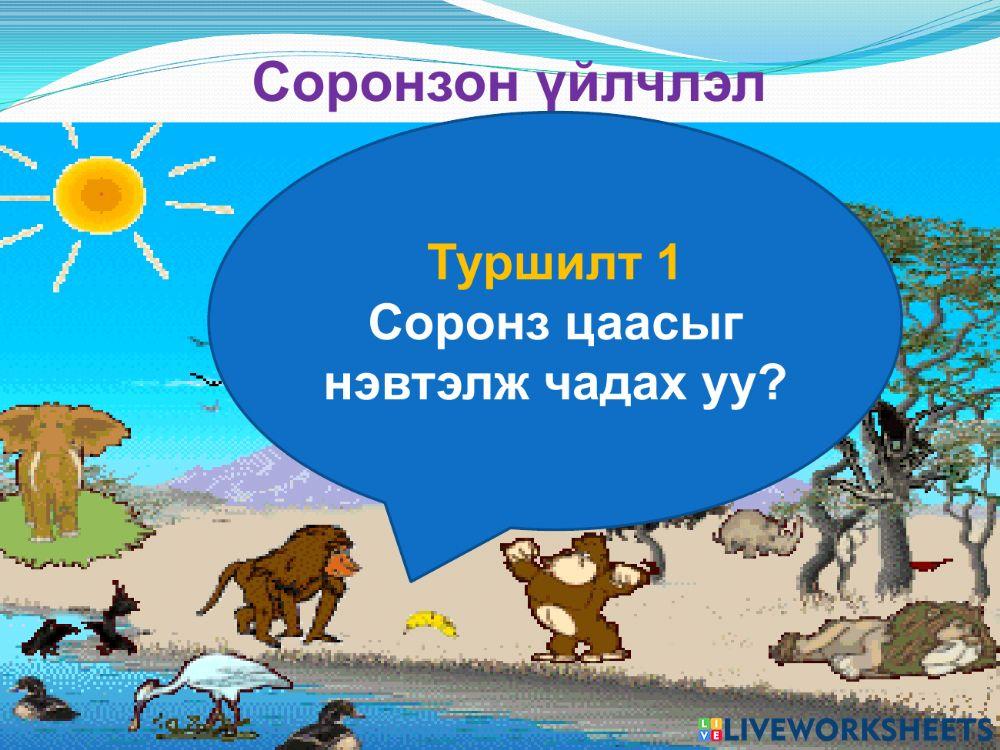 Соронзон орон online exercise for | Live Worksheets