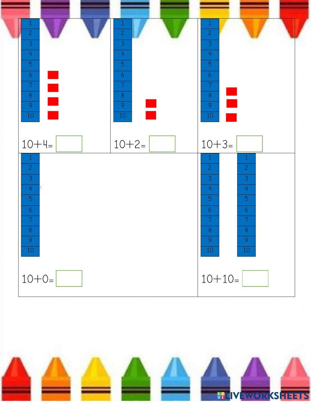 Unidades y decenas hasta el 20