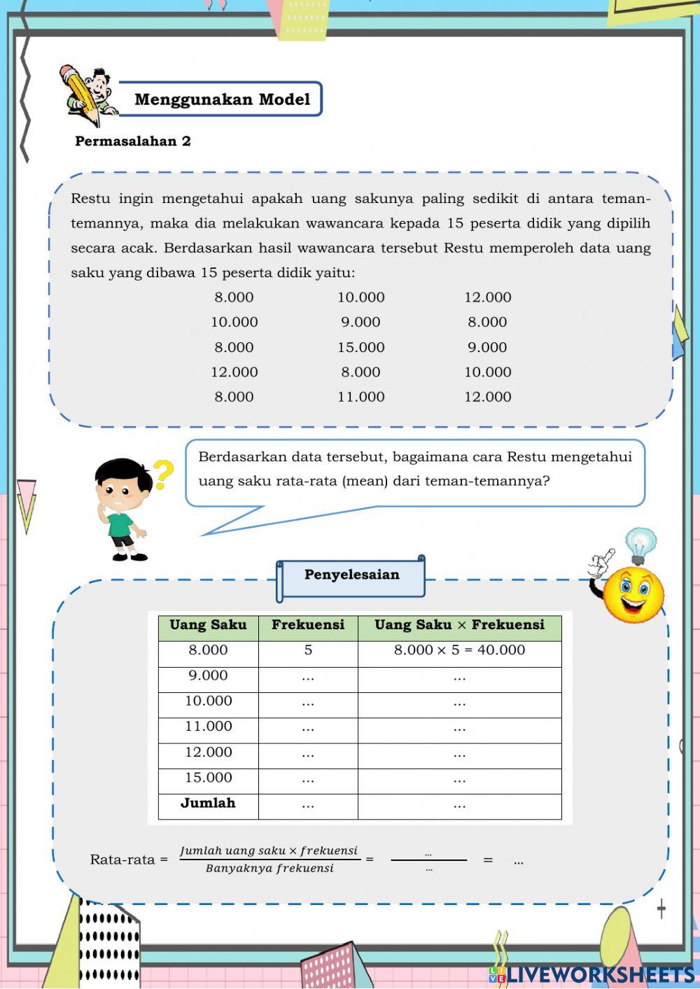 Bahan Ajar Rata-Rata (LKPD 2)