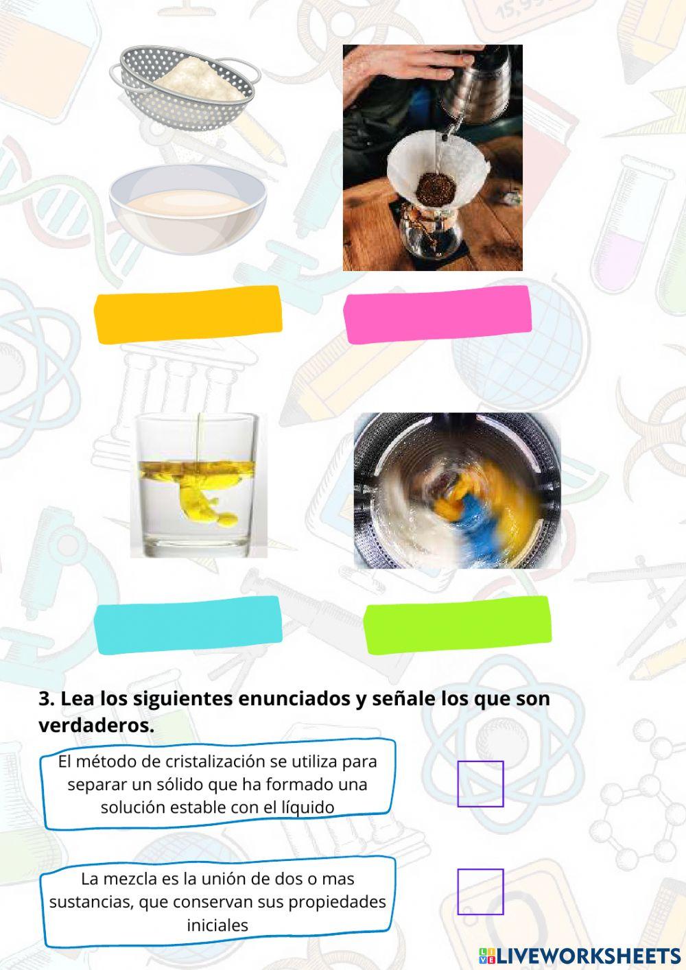 Separación de mezclas